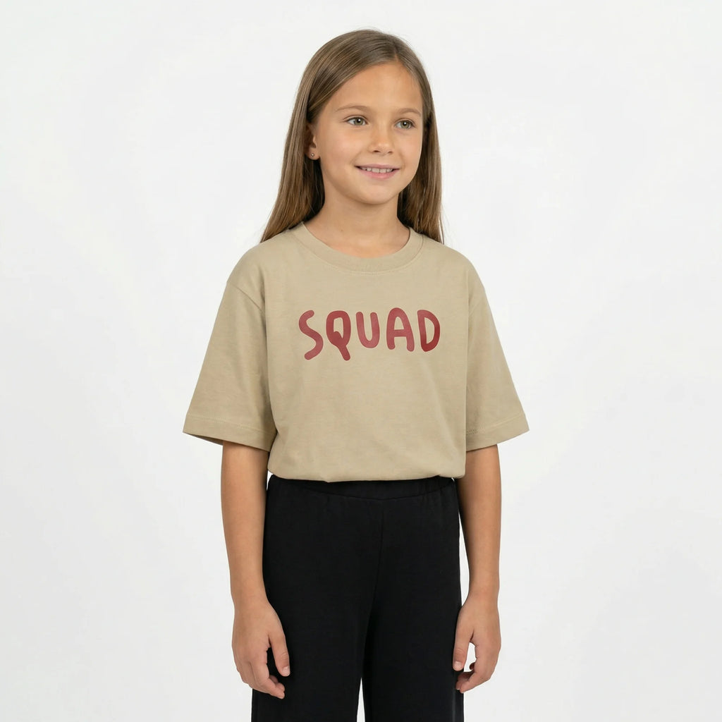 The Stick Squad - Warli Inspired Oversized Cotton T-shirt (Unisex)- Beige