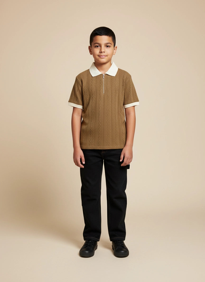 The Modern Zip Polo