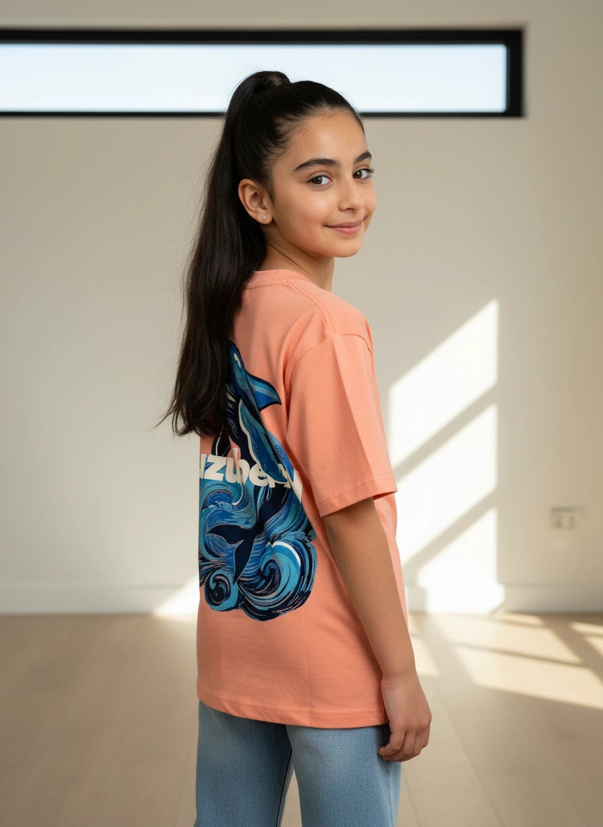 Whale Rider - Oversized Cotton T-shirt (Unisex)