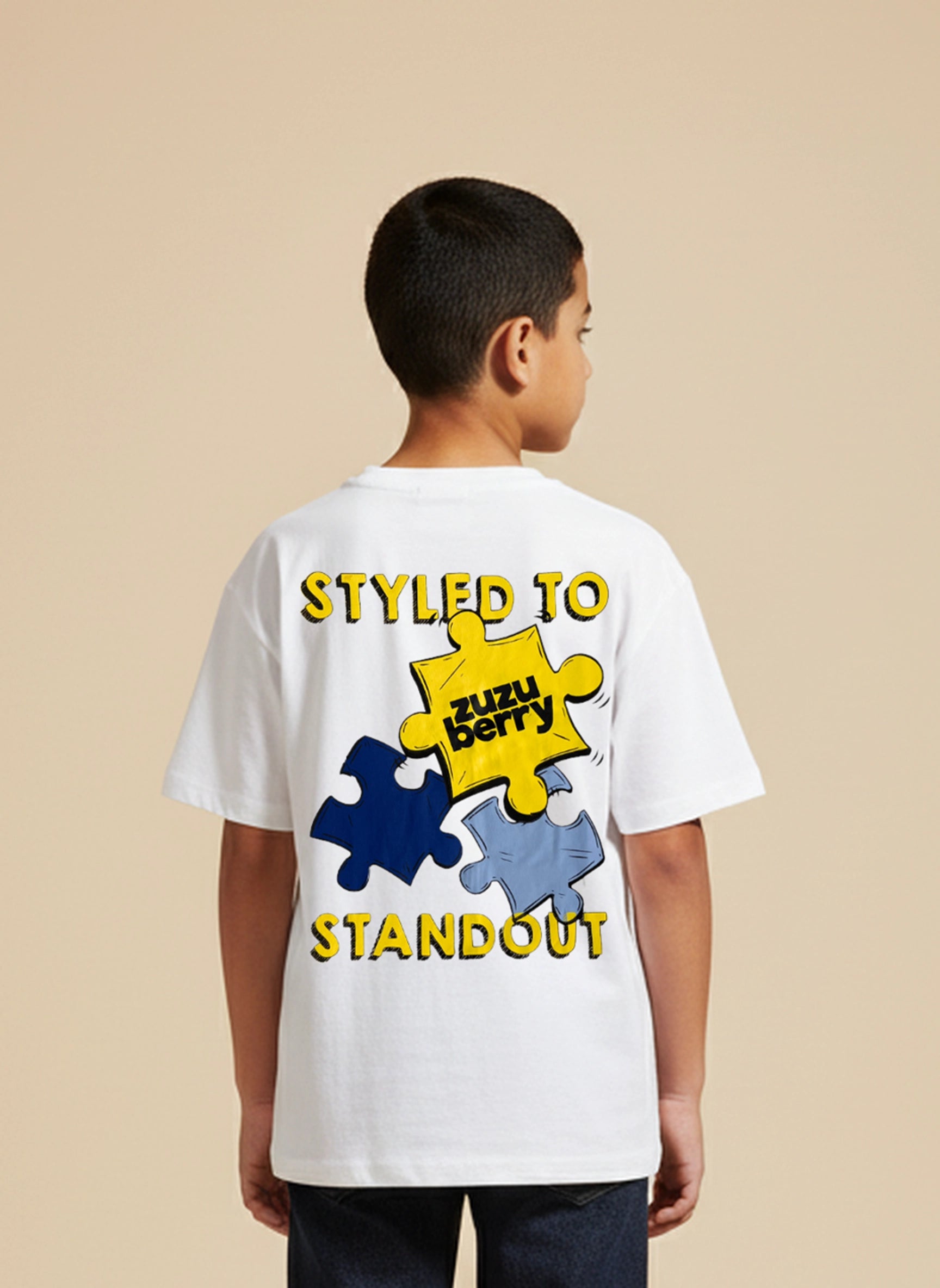 Stand Out Piece - Oversized Cotton T-shirt (Unisex)- White