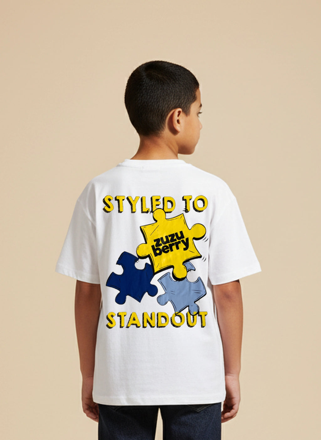 Stand Out Piece - Oversized Cotton T-shirt (Unisex)- White